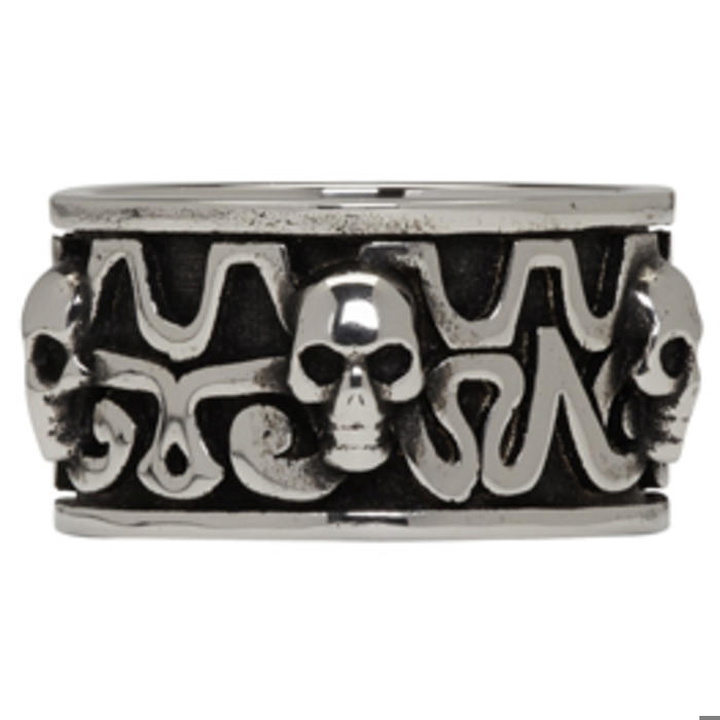 Photo: Alexander McQueen Silver Viking Skull Ring 