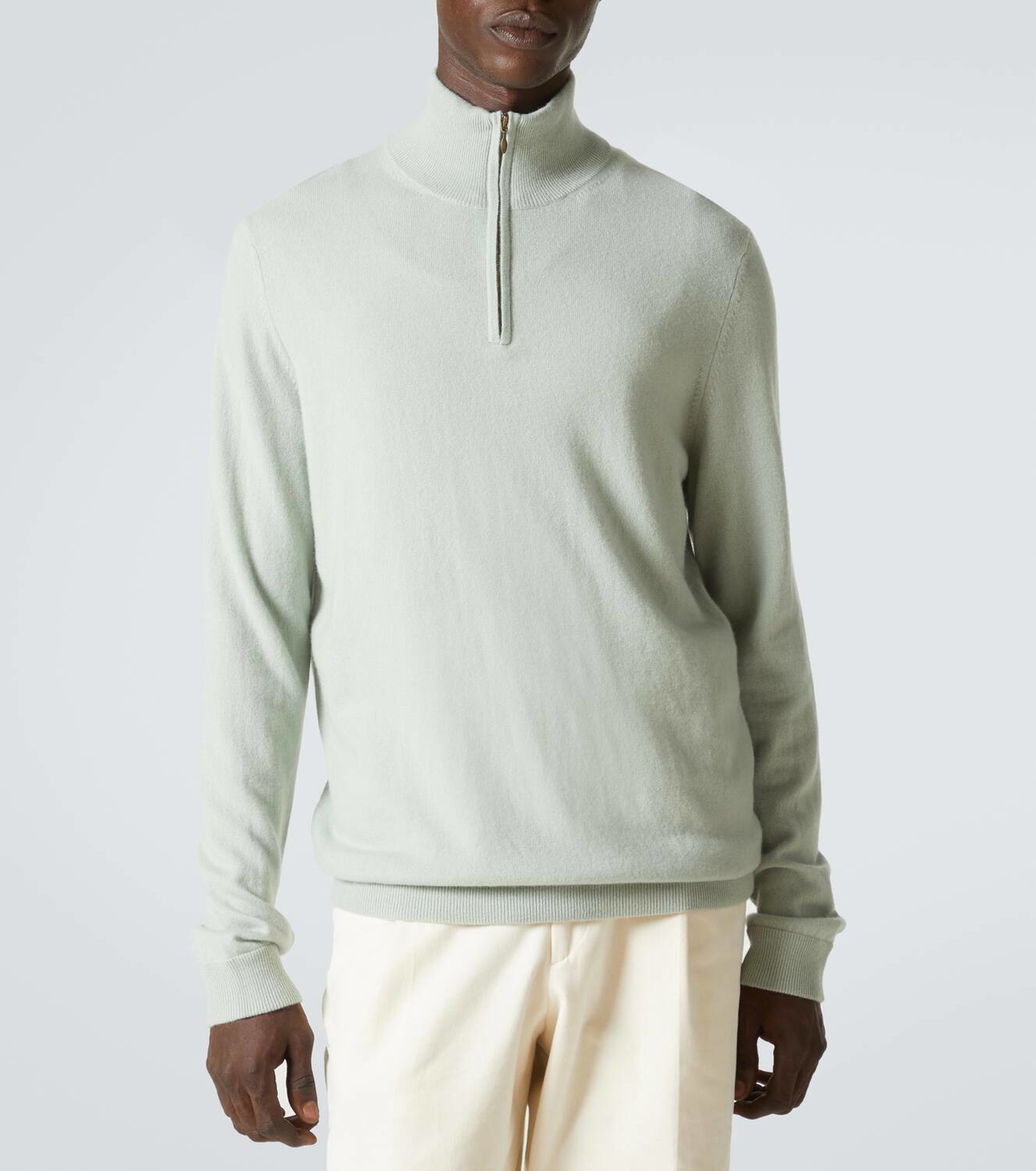 Le Kasha Dared cashmere half-zip sweater