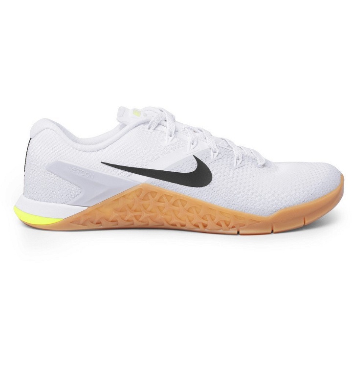 Photo: Nike Training - Metcon 4 Rubber-Trimmed Mesh Sneakers - White