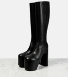 Balenciaga - Camden platform leather knee-high boots
