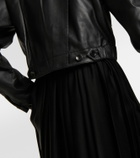 Proenza Schouler White Label cropped leather jacket