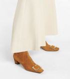 Roger Vivier Belle Vivier suede Chelsea boots