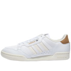 Adidas Men's Continental 80 Stripes Sneakers in Cloud White/Cardboard