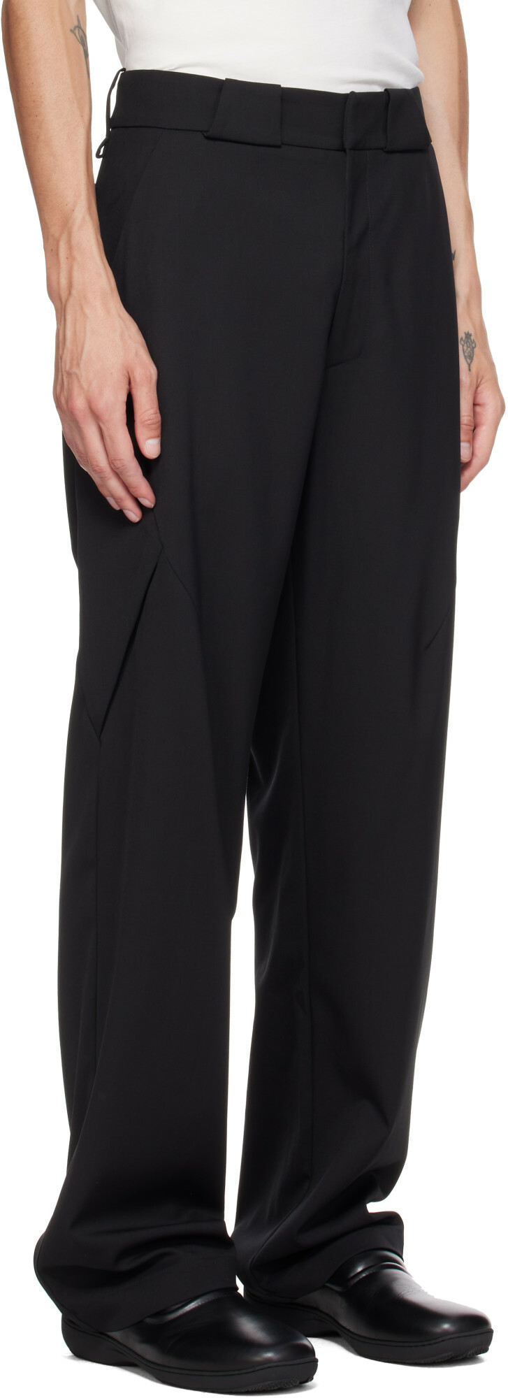 Kiko Kostadinov Black Erdiko Trousers