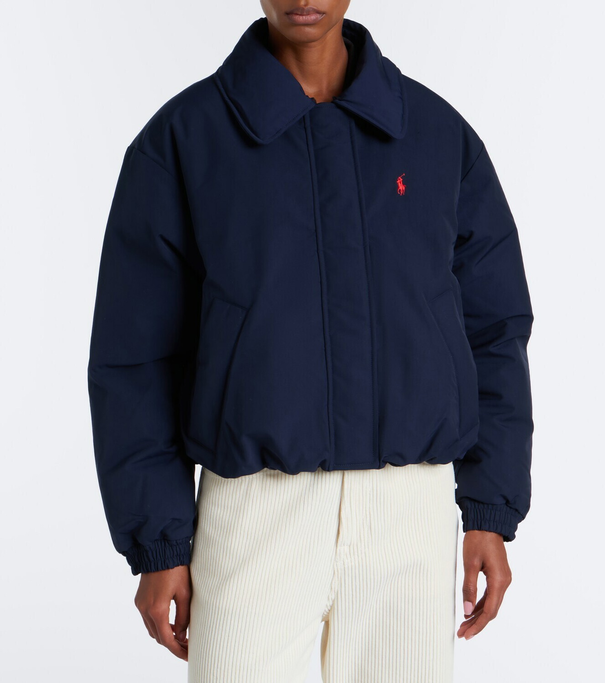 Polo Ralph Lauren Teddy-trimmed technical down jacket
