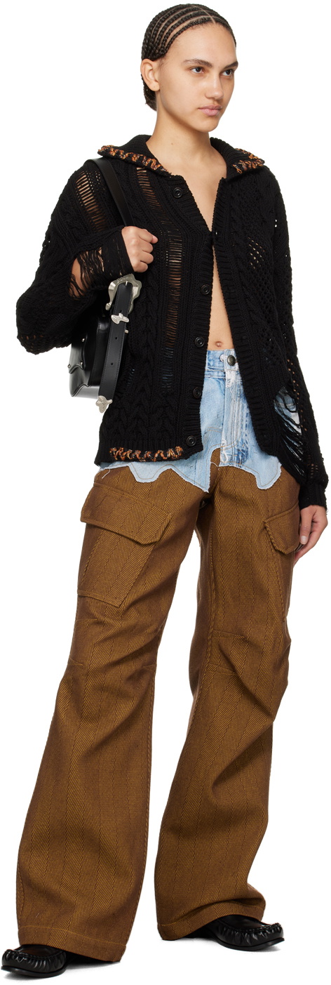 カーディガン ANDERSSON BELL SAUVAGE COTTON CARDIGAN 4TR476 ANDERSSON BELL - Sauvage Cotton Knit Cardigan Andersson Bell