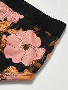 TOM FORD - Floral-Print Stretch-Cotton Briefs - Pink