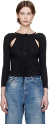 Eckhaus Latta Black Flip Top