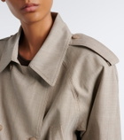 The Frankie Shop Stan belted wool jacket