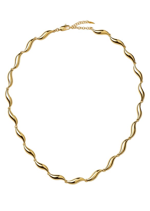Photo: Missoma Savi 18kt Gold-plated Necklace - One Size
