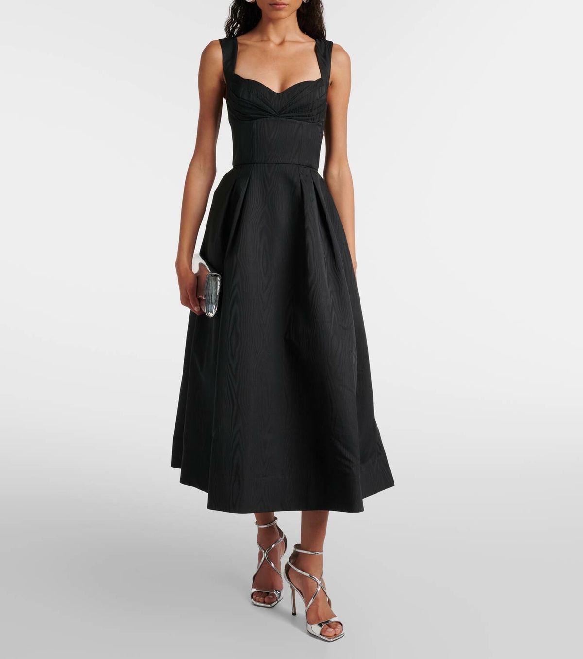 【REBECCA VALLANCE】 Rebecca Vallance Akari Strap Midi Dress in Red | REVOLVE