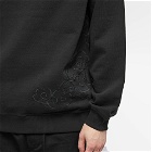 Maharishi Men's Thai Cloud Embroidery Crew Sweat in Black