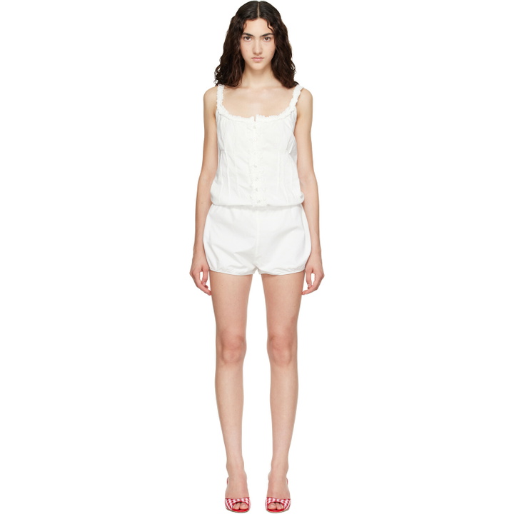 Photo: Fruity Booty White Broderie Jumpsuit
