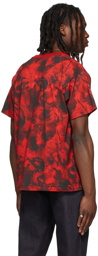 LU'U DAN SSENSE Exclusive Red Rose Burst T-Shirt