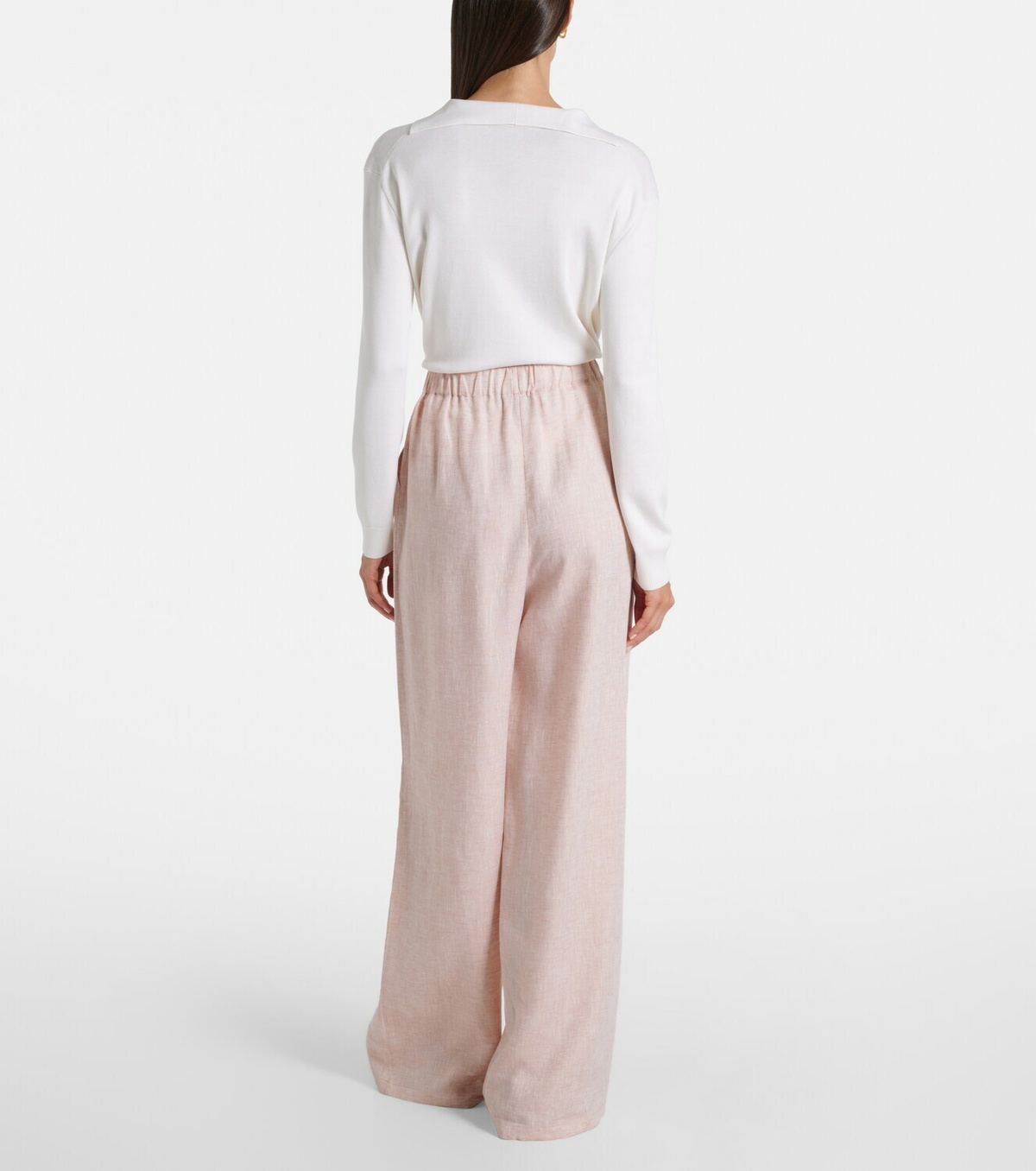 Loro Piana Valerio linen wide-leg pants