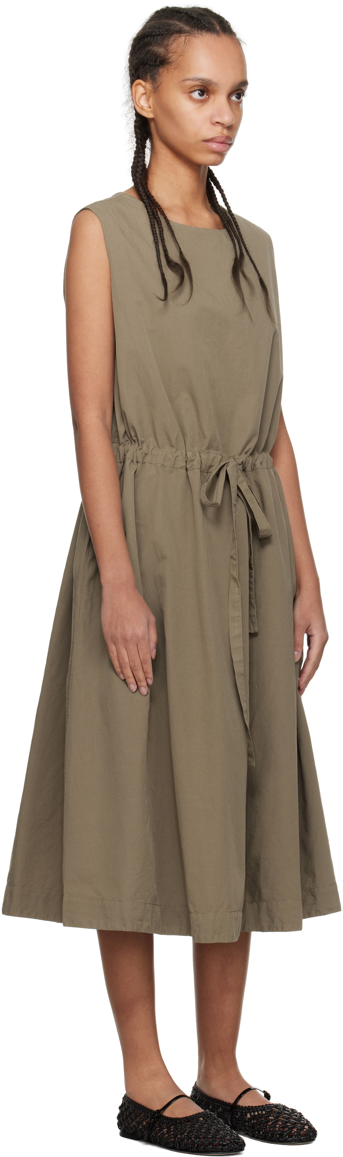 CASEY CASEY Green BB Midi Dress