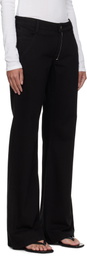 Fax Copy Express Black '000' Slim Flared Jeans