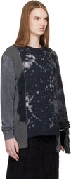 NEEDLES Black Mishmash 5 Cut L/S T-shirt