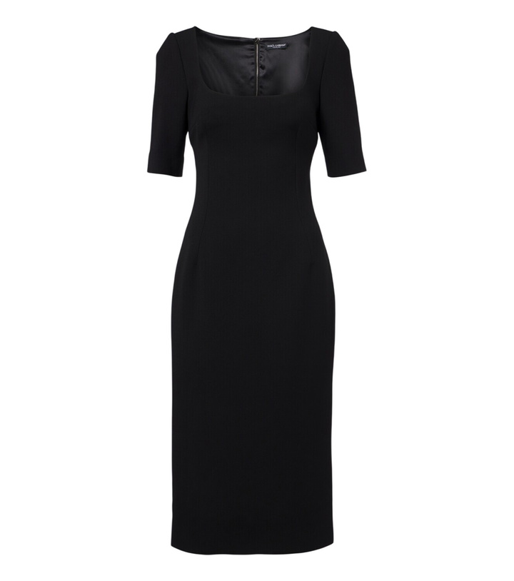 Photo: Dolce&Gabbana Virgin wool crêpe midi dress
