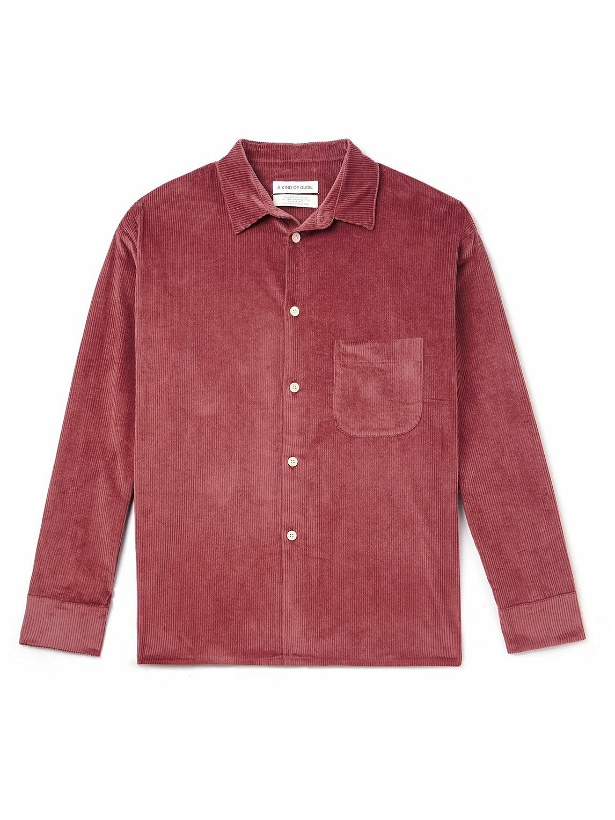 Photo: A Kind Of Guise - Gusto Cotton-Corduroy Shirt - Red