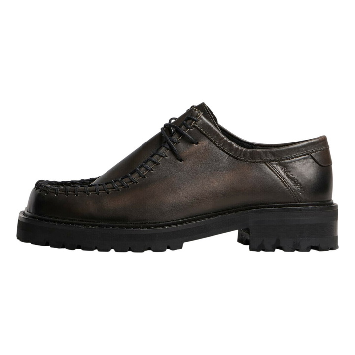 Photo: END. x Samsøe Samsøe Men's Sadundee Derby in Black Olive