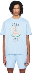 Casablanca Blue 'Casa Way' T-Shirt