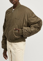 Isabel Marant étoile Bessime Cotton-blend Bomber Jacket Khaki