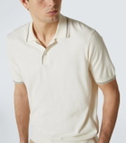 Tod's Ribbed-knit cotton polo shirt