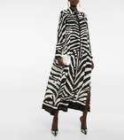 Dolce&Gabbana - Zebra silk crêpe de chine shirt dress