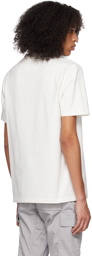 C.P. Company White Embroidered T-Shirt