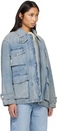 AGOLDE Blue Aubrey Denim Jacket