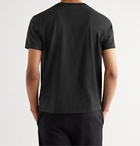 VALENTINO - Logo-Appliquéd Cotton-Jersey T-Shirt - Black