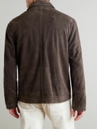 Mr P. - Crosta Suede Chore Jacket - Brown