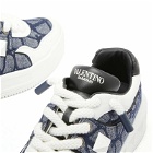 Valentino Men's Icon One Stud XL Sneakers in Denim Blue