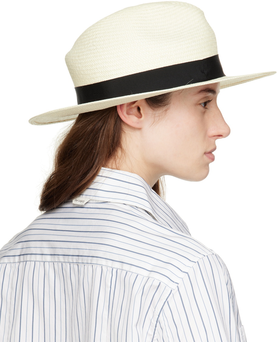 rag & bone White Panama Hat Rag and Bone