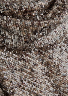 Diane Von Furstenberg Joaquin Sequin-embellished Mesh Maxi Dress Bronze