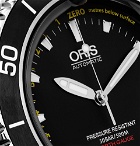 Oris - Aquis Depth Gauge Stainless Steel Watch - Men - Black