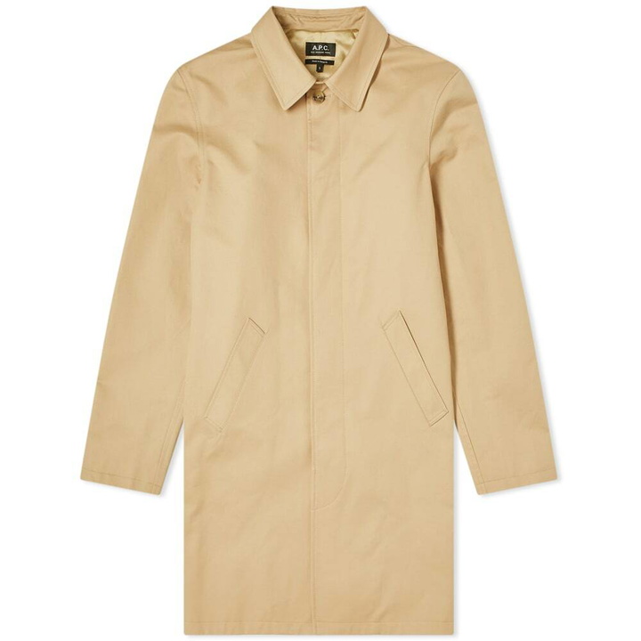 Photo: A.P.C. Men's City Mac in Beige