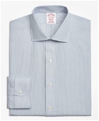Brooks Brothers Men's Madison Relaxed-Fit Dress Shirt, Non-Iron Pencil Stripe | Sodalite