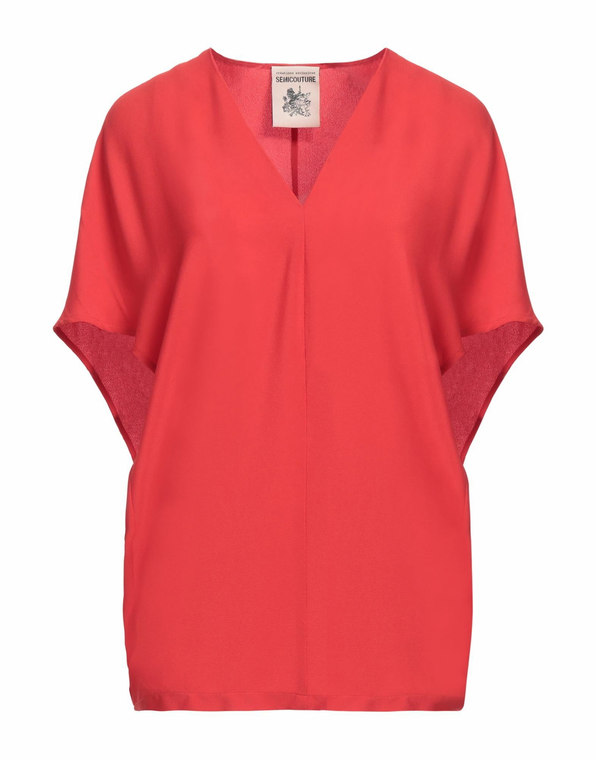 Semicouture Womens Top in Tomato red