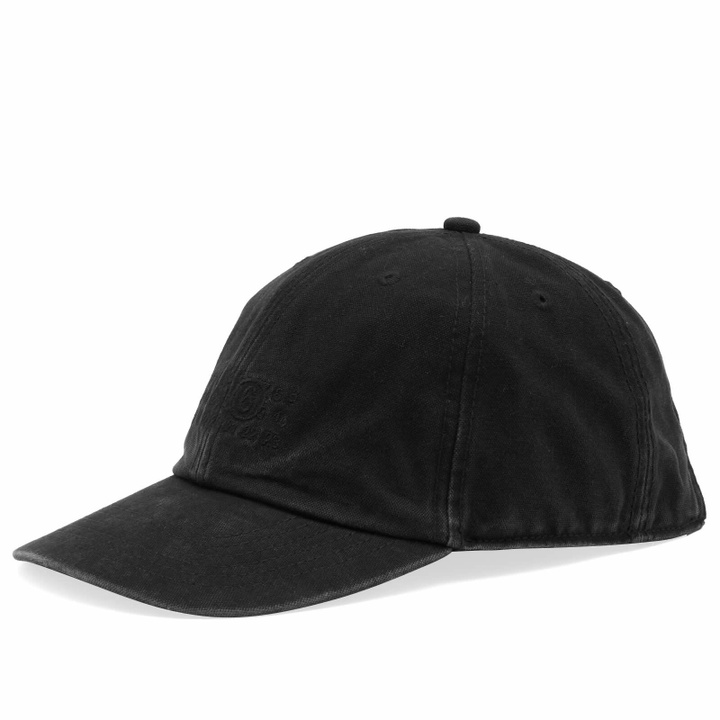 Photo: MM6 Maison Margiela Men's Cap in Washed Black