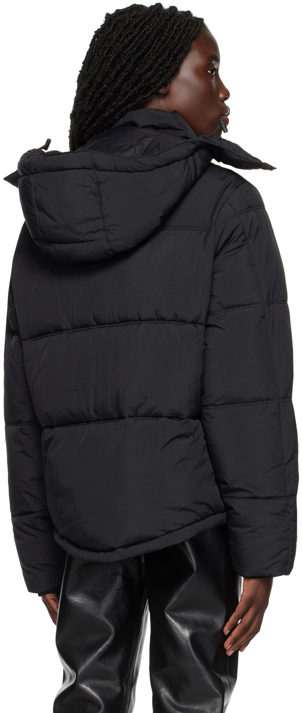 The Very Warm Black Hooded Puffer Jacket