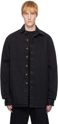A Diciannoveventitre Black Jane Denim Shirt
