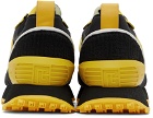 Balmain Black & Yellow Racer Sneakers