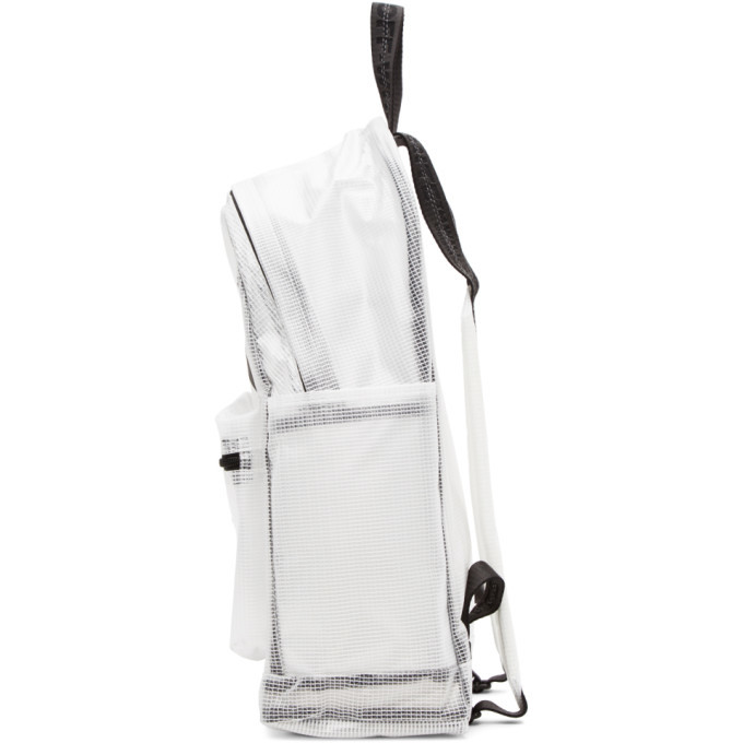 Off-White White and Black Arrows PVC Backpack Off-White