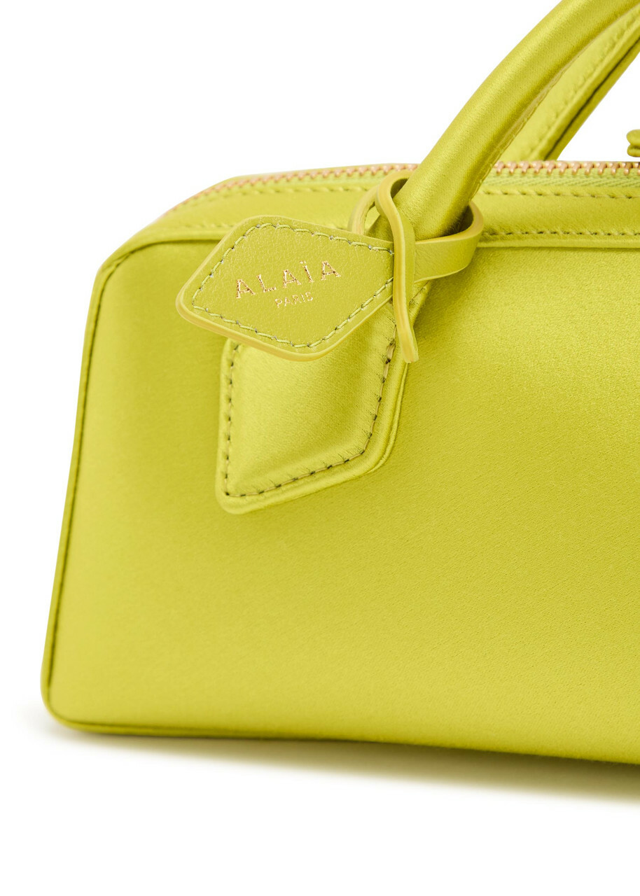 Alaïa Le Teckel Satin Clutch - Lime - One Size