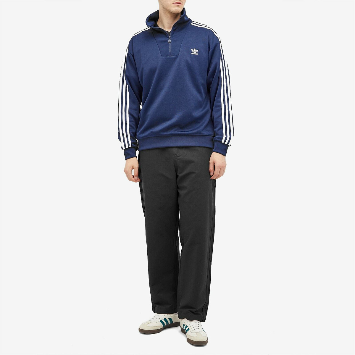 「高評価！」注目のレビュ Adidas Men's adidas Indigo Night in Top Track Funnelneck トップス