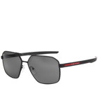 Prada Eyewear Men's Prada PS 55WS Sunglasses in Black
