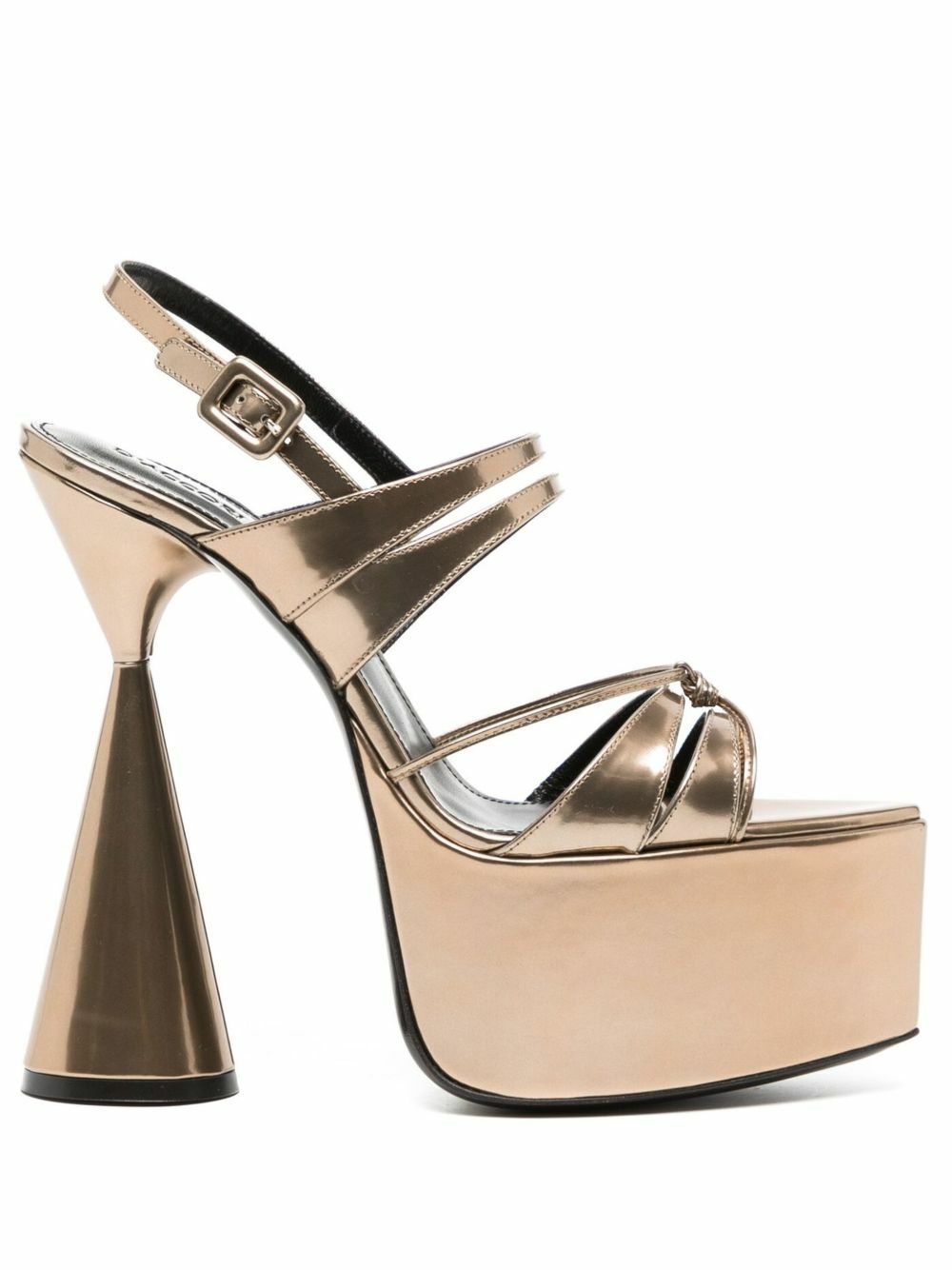 D'ACCORI Bronze Belle 160 Platform Sandals
