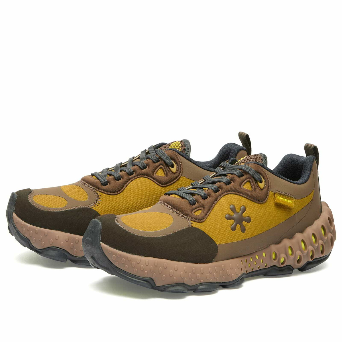 Spunge Osmosis Sneaker in Brown/Mustard/Yellow